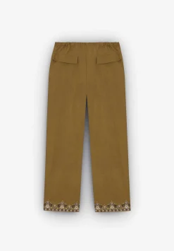 Scalpers Pants<Pants With Ethnic Embroidery Detail