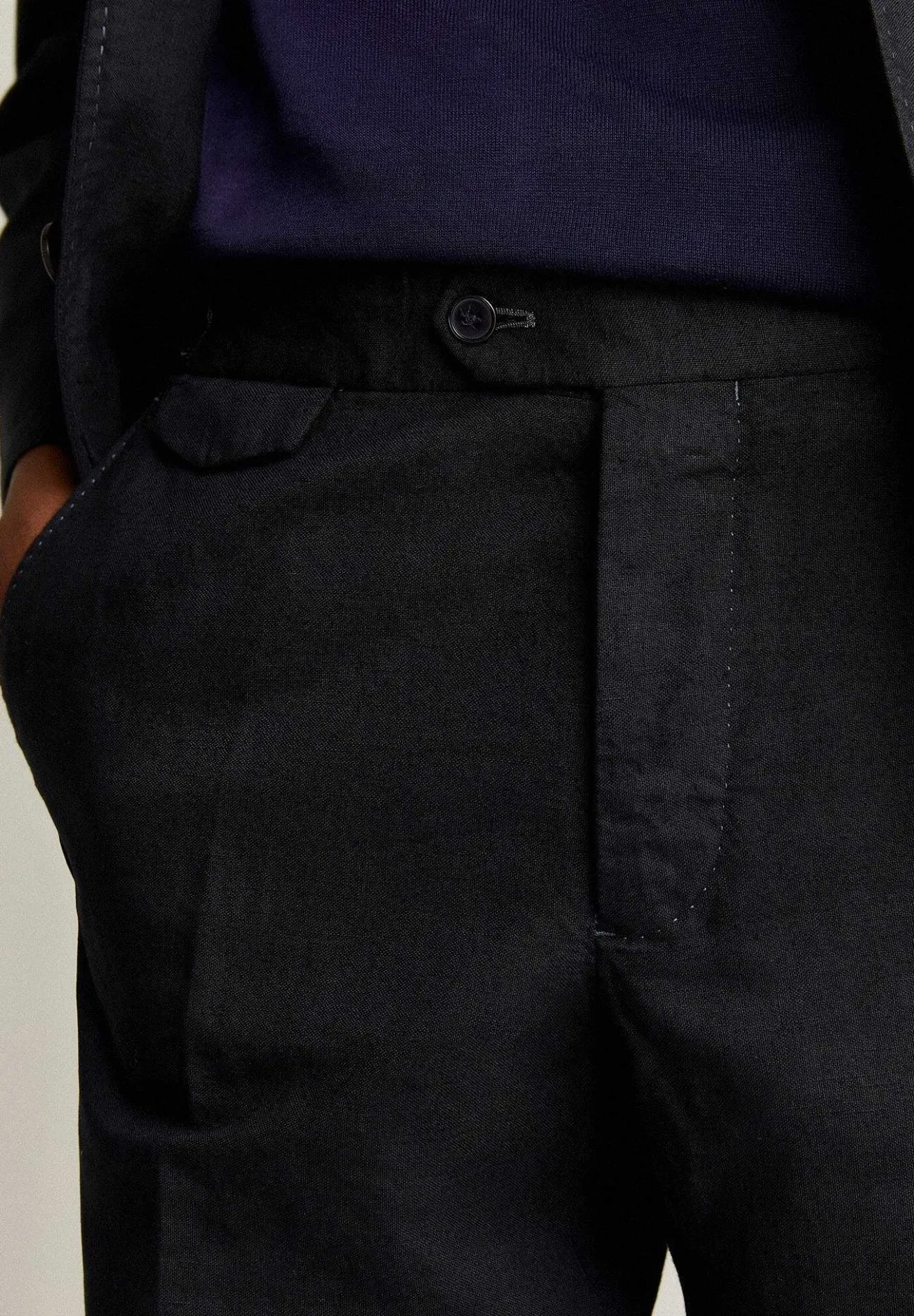 Scalpers Suits<Premium Linen Blend Suit