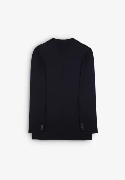 Scalpers Suits<Premium Navy Blue Wool Suit