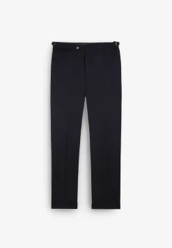 Scalpers Suits<Premium Navy Blue Wool Suit