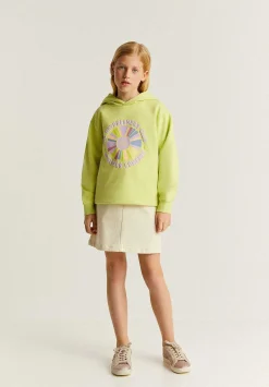 Scalpers Sweatshirts<Puff Print Details Hooded Sweatshirt