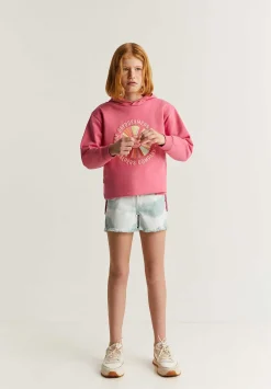Scalpers Sweatshirts<Puff Print Details Hooded Sweatshirt