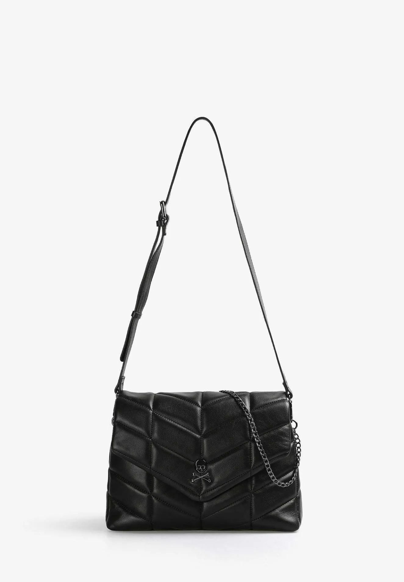 Scalpers Fur<Quilted Leather Shoulder Bag