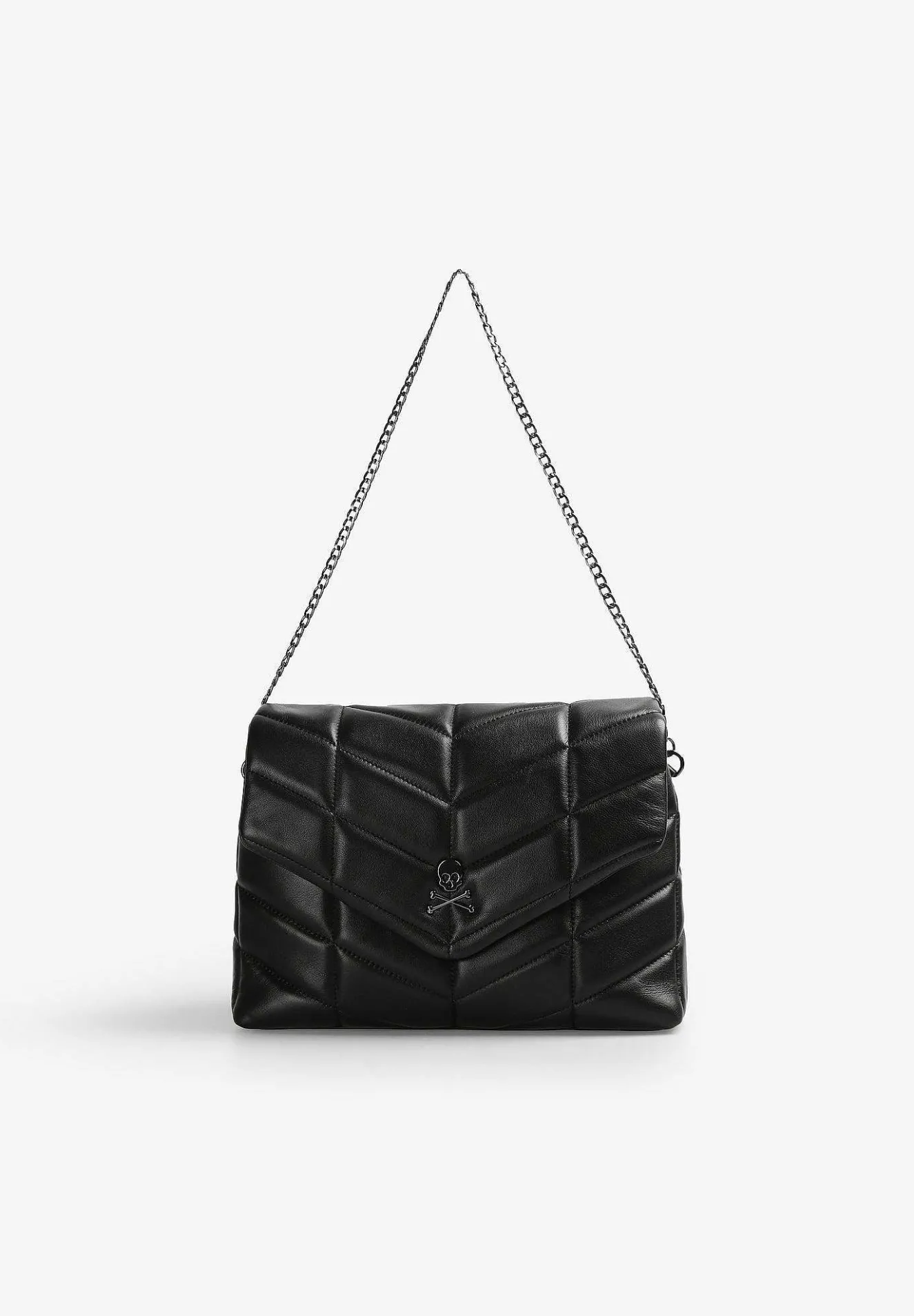 Scalpers Fur<Quilted Leather Shoulder Bag