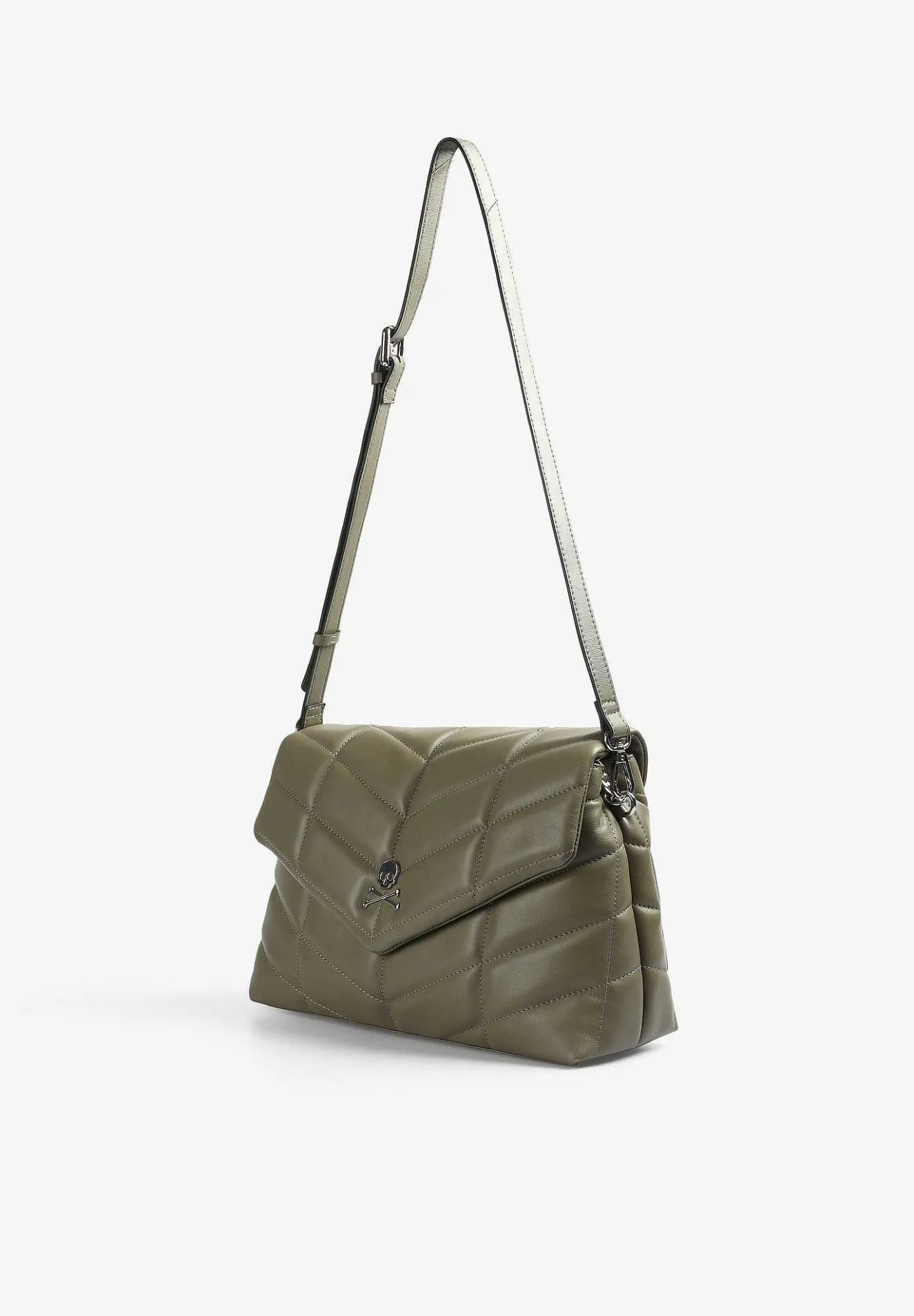 Scalpers Fur<Quilted Leather Shoulder Bag