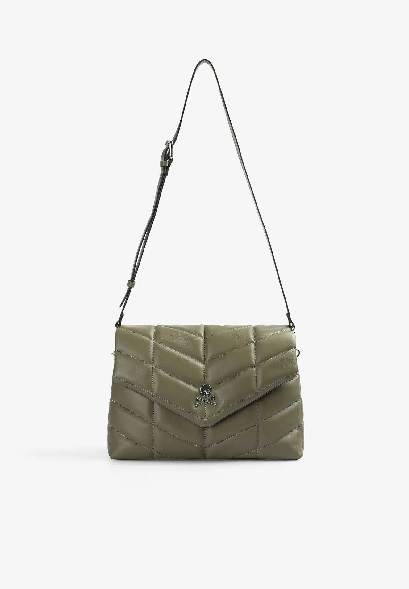 Scalpers Fur<Quilted Leather Shoulder Bag