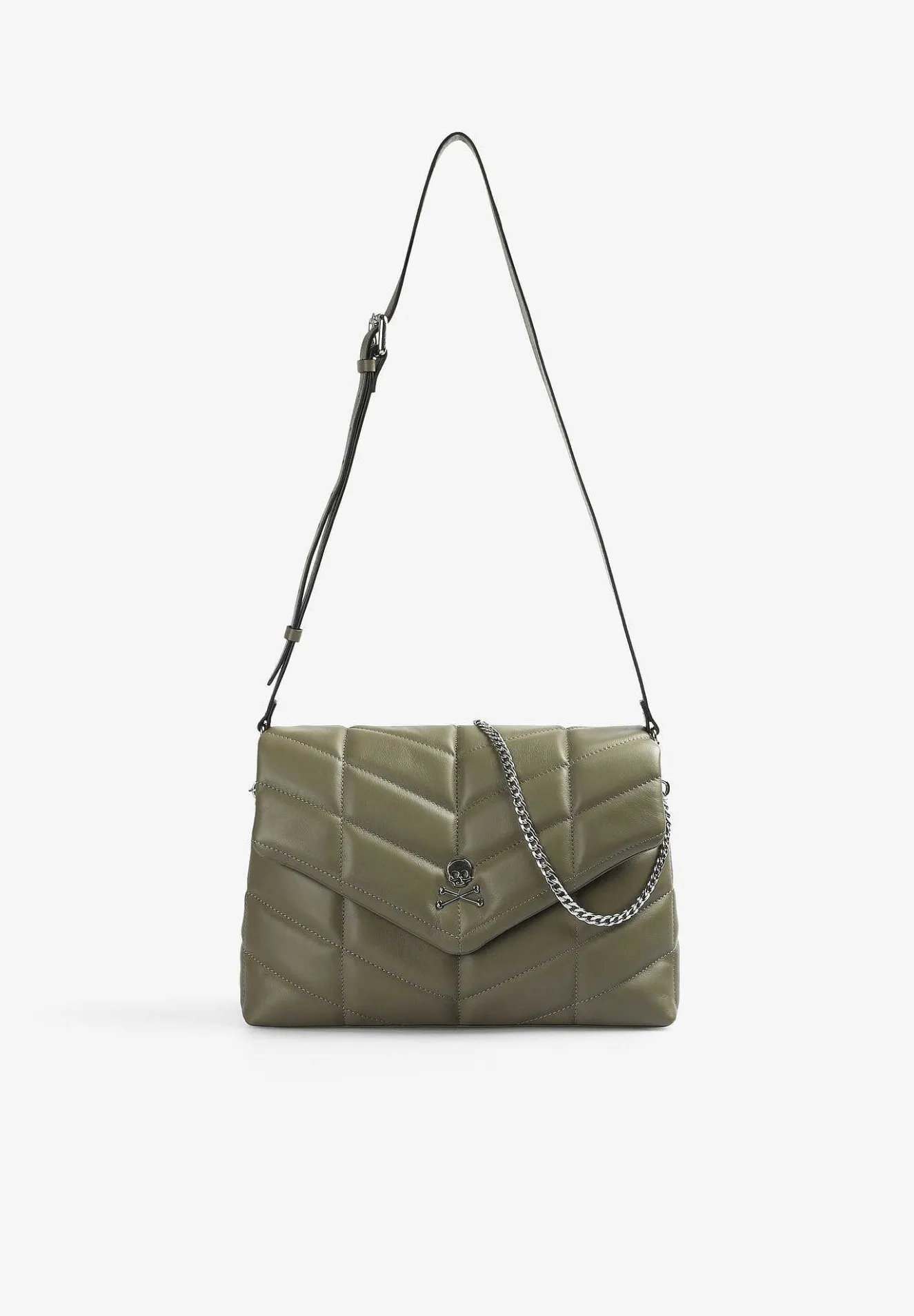 Scalpers Fur<Quilted Leather Shoulder Bag