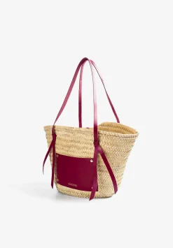 Scalpers Fur<Raffia Carrycot Bag