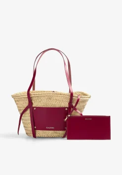 Scalpers Fur<Raffia Carrycot Bag