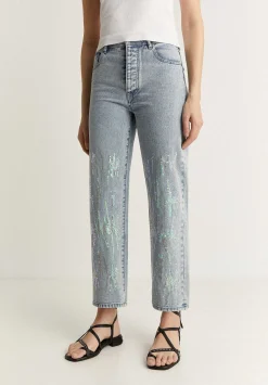 Scalpers Jeans<Relaxed Jeans With Sequin Detail
