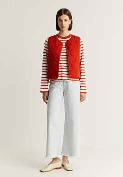 Scalpers Jackets And Trench<Round Neck Padded Vest