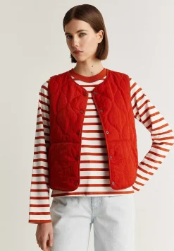 Scalpers Jackets And Trench<Round Neck Padded Vest