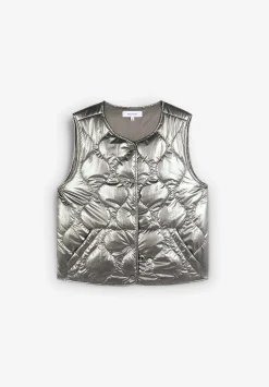 Scalpers Jackets And Trench<Round Neck Padded Vest