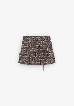 Scalpers Skirts<Ruffled Gathered Mini Skirt