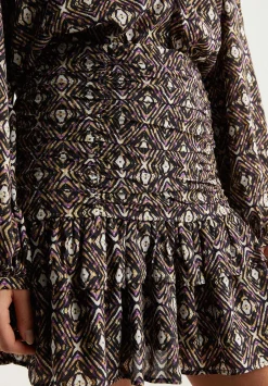 Scalpers Skirts<Ruffled Gathered Mini Skirt
