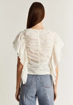 Scalpers T-Shirts And Tops<Ruffled Gathered Top