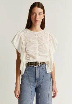 Scalpers T-Shirts And Tops<Ruffled Gathered Top