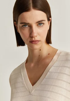 Scalpers Sweaters And Cardigans<Semi-Transparent Striped Sweater