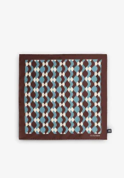 Scalpers Handkerchiefs<Silk Scarf Wave Motifs
