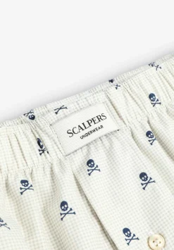 Scalpers Boxer<Skull Checked Underpants