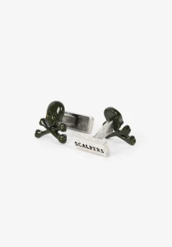 Scalpers Twins<Skull Cufflinks