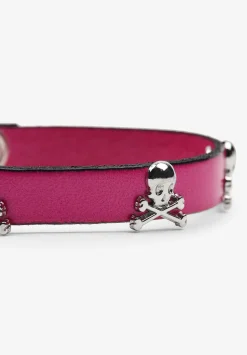 Scalpers Imitation Jewelry<Skull Leather Bracelet