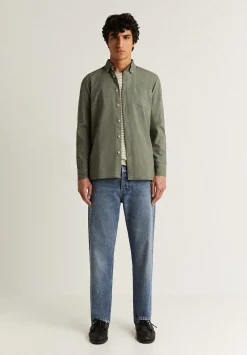 Scalpers Casual<Skull Neck Button Down Shirt