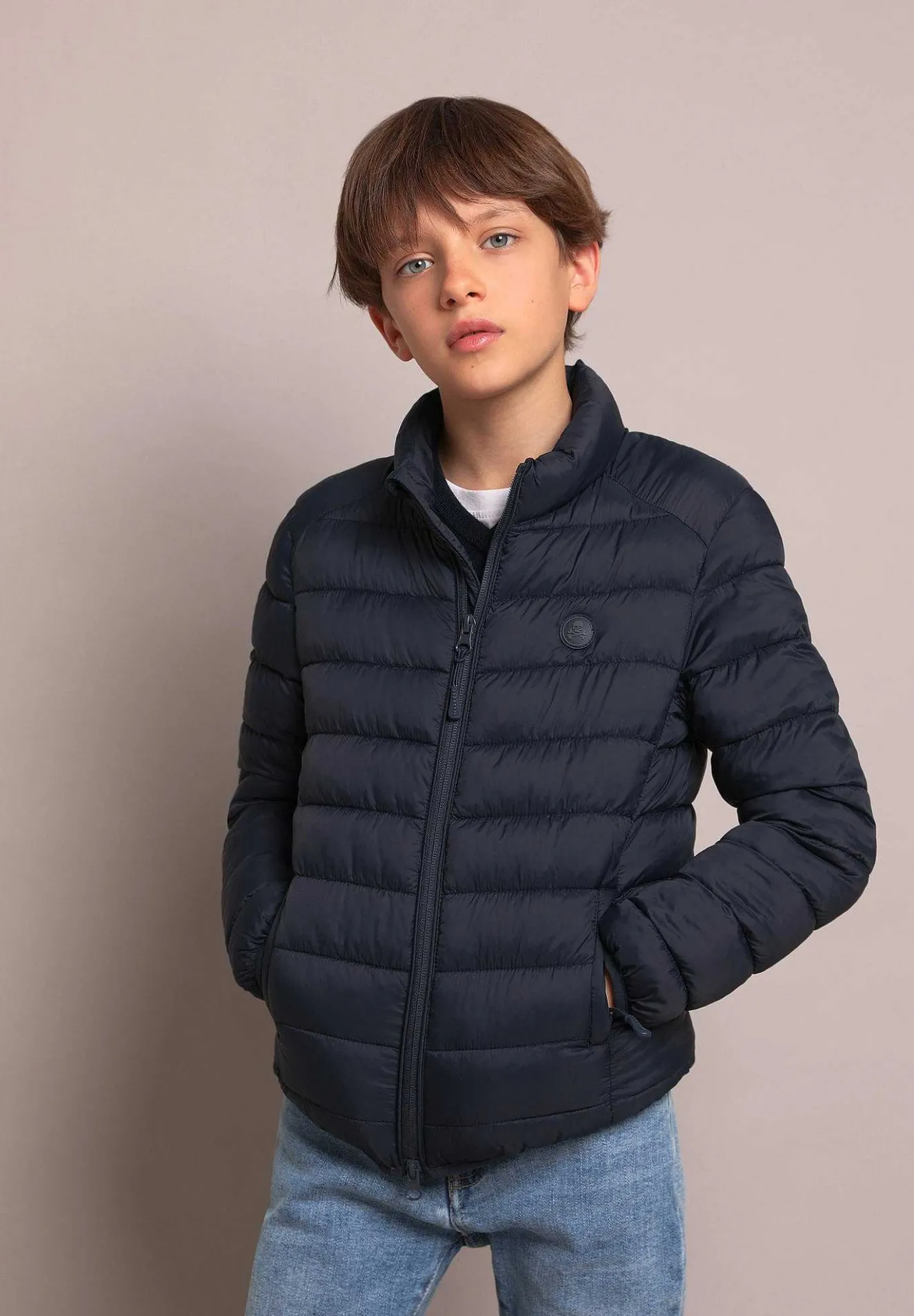 Scalpers Jackets And Vests<Skull Padded Jacket