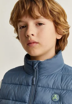 Scalpers Jackets And Vests<Skull Padded Vest