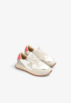 Scalpers Footwear<Skull Print High Density Sneakers