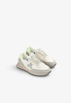 Scalpers Footwear<Skull Print High Density Sneakers