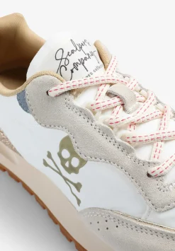 Scalpers Sneakers<Skull Print High Density Sneakers