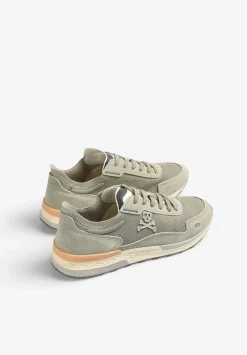 Scalpers Sneakers<Skull Sneakers Suede Details