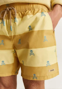 Scalpers Swimsuits<Skull Stripes Swimsuit