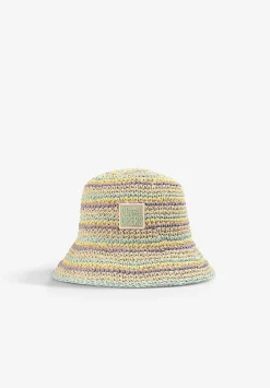 Scalpers Accessories<Striped Crochet Bucket Hat