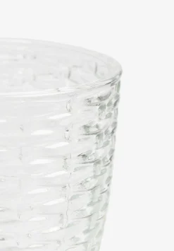 Scalpers Glassware<Striped Embossed Glass Cup
