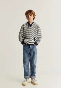 Scalpers Sweaters And Cardigans<Striped Hooded Sweater