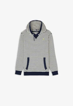Scalpers Sweaters And Cardigans<Striped Hooded Sweater