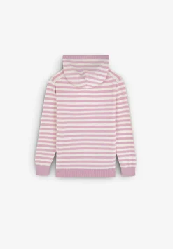 Scalpers Spot<Striped Hooded Sweater