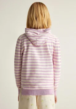 Scalpers Spot<Striped Hooded Sweater