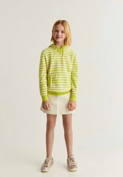 Scalpers Spot<Striped Hooded Sweater