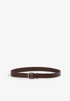 Scalpers Belts And Suspenders<Striped Leather Belt