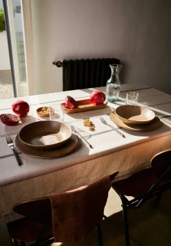 Scalpers Table Linen<Striped Linen Tablecloth
