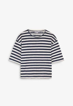 Scalpers T-Shirts And Tops<Striped Linen T-Shirt