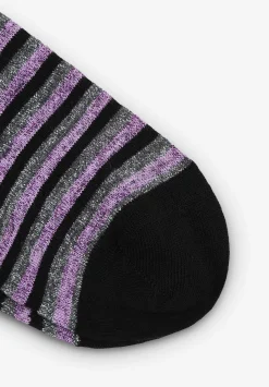 Scalpers Socks<Striped Lurex Socks