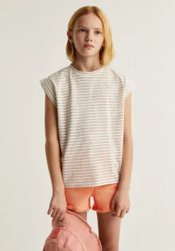 Scalpers Tshirts<Striped Lurex T-Shirt