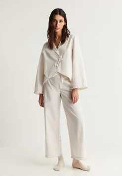 Scalpers Pajamas<Striped Pajamas With Bow Detail