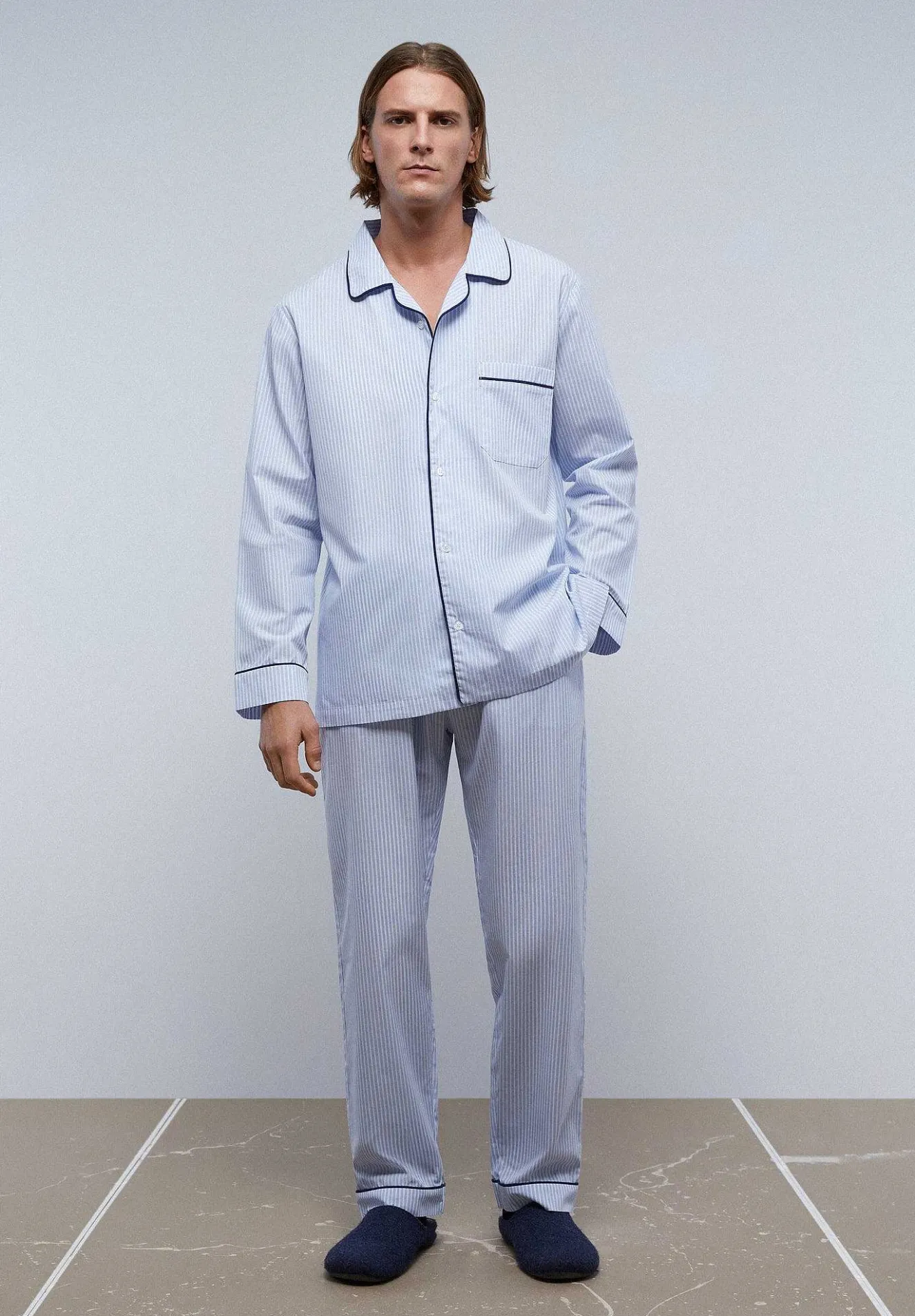 Scalpers Pajamas<Striped Pajamas With Contrast Trim
