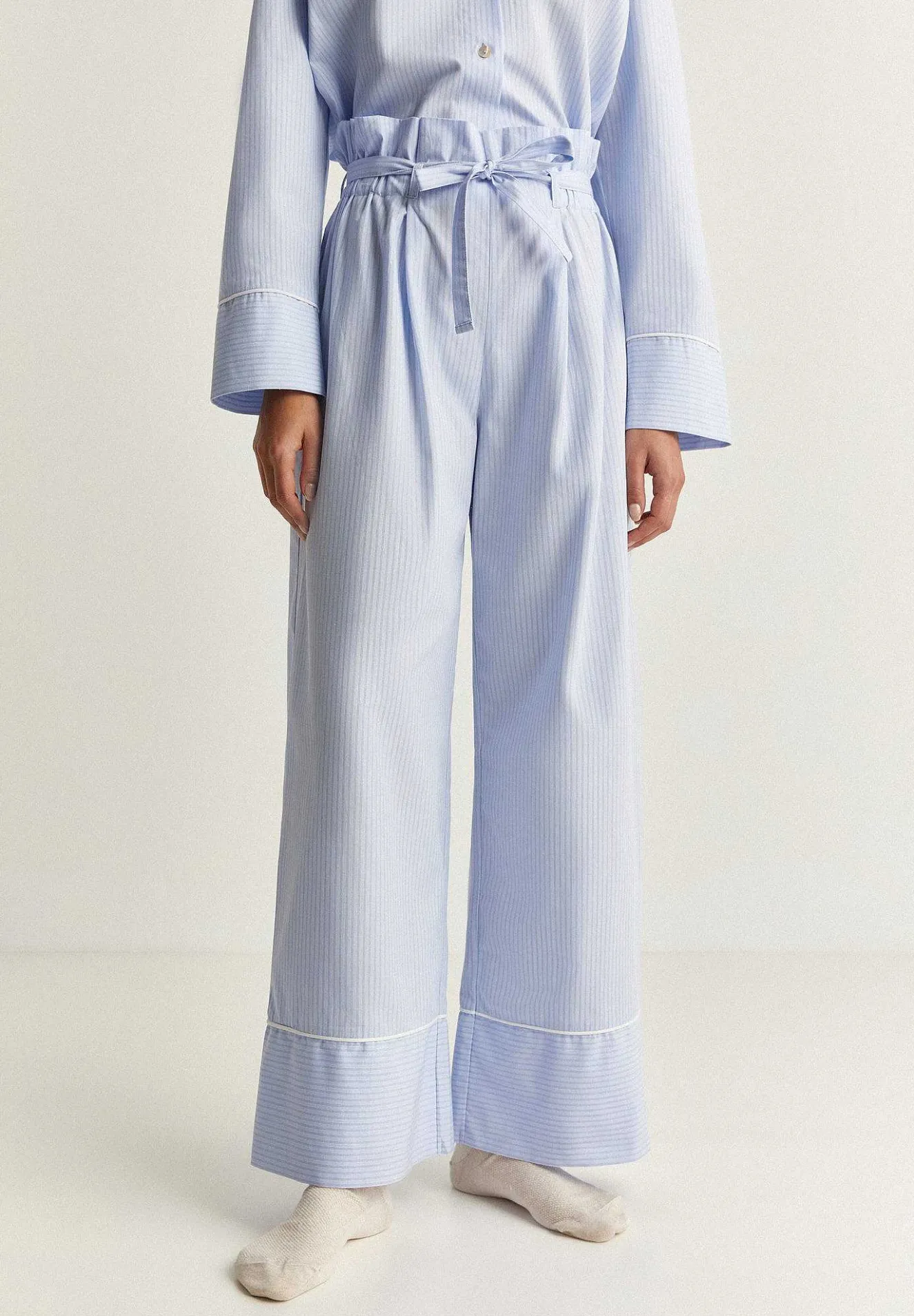 Scalpers Pajamas<Striped Pajamas With Contrast Trim