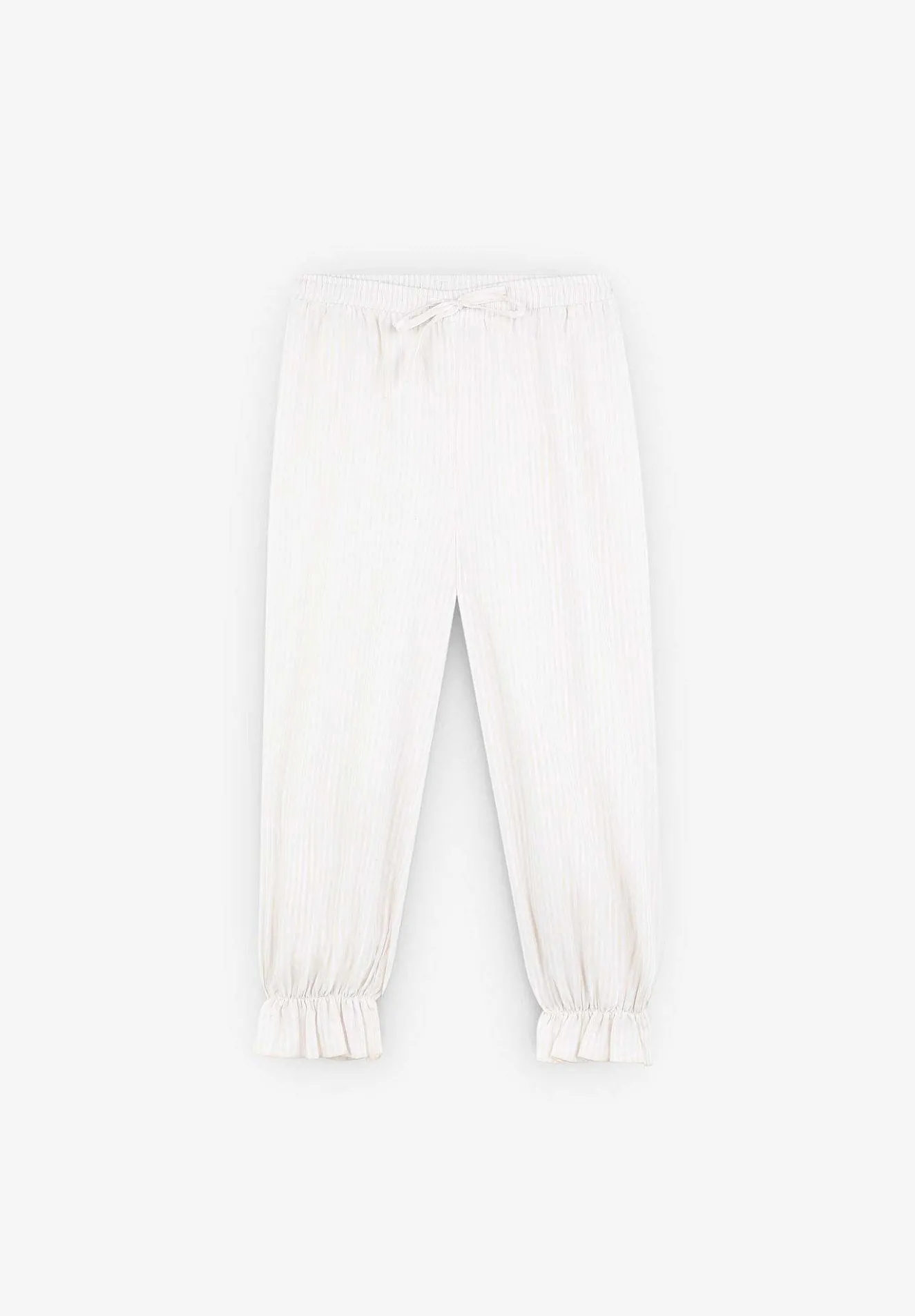 Scalpers Pajamas<Striped Pajamas With Embroidered Strip Neck